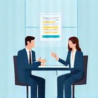 Icon representing interview training.